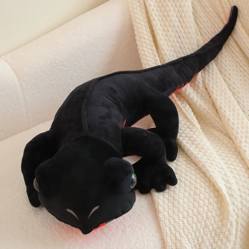 1pc Long 90/100cm Real Life Lizards Plush Toy Realistic Soft Reptiles Chameleon Day Geckos Stuffed Toys Doll Gifts For Kids Boys