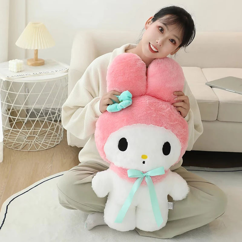 Oversized Sanrio My Melody Pillow Plush Stuffed Kawaii Big Size Sanrio Kuromi Doll Plush Toy Hello Kitty Plush Girls&kids Gift