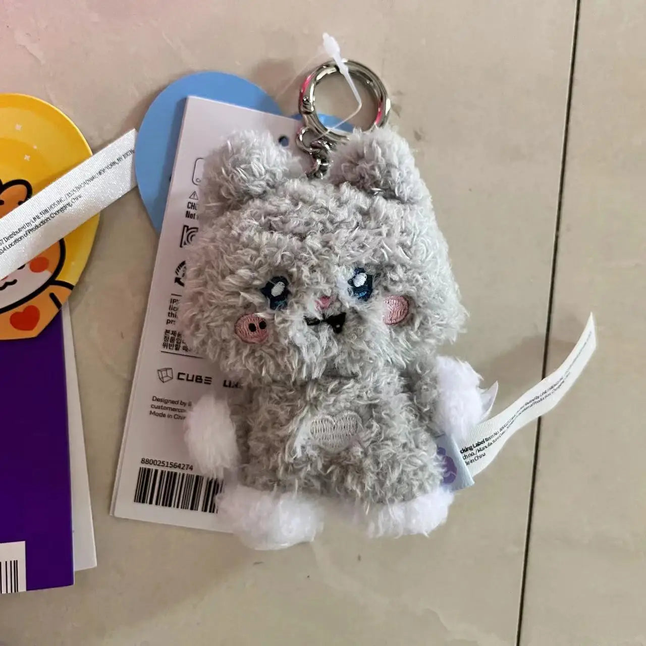 Kpop (G)I-DLE  I SWAY KLAXON Cartoon Plush Doll Keychian YUQI Soyeon Miyeon Minnie Peripheral Bag Pendant Tabletop Ornament