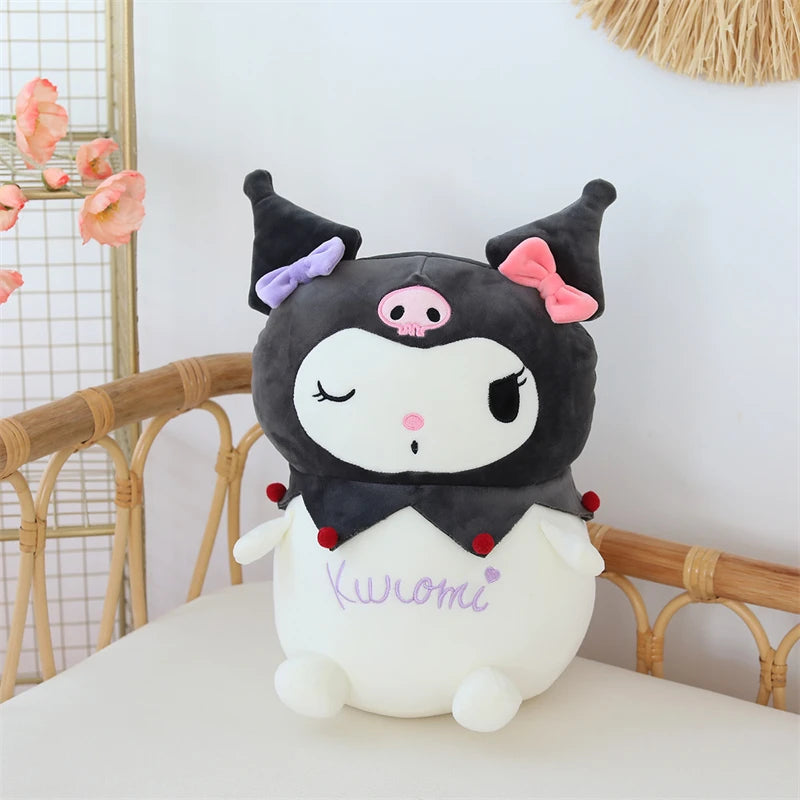 Cute Cinnamoroll Pochacco Plush Toy Lovely Anime Kuromi Plushies Japanese Style Doll Soft Hug Pillow Xmas Gifts for Girl