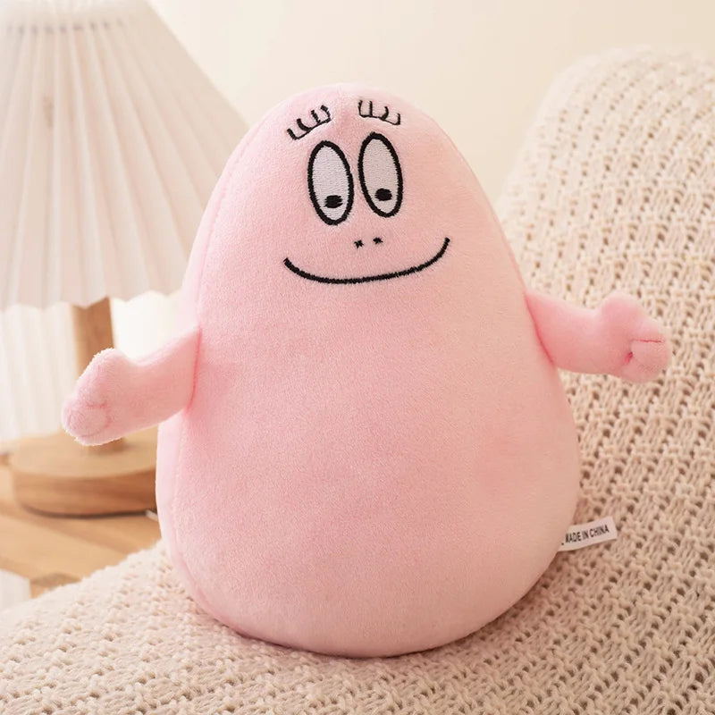 Kawaii Family Barbapapa Plush Toy Stuffed Cartoon Anime Doll Baby Kids Comfort Soft Gift Decor For Children Infant Birthday Gift