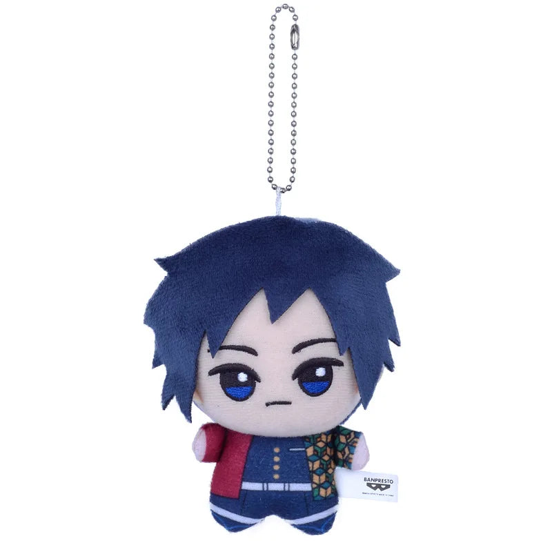 New 10cm Anime Demon Slayer Tomioka Giyu Kamado Tanjirou Kamado Nezuko Agatsuma Zenitsu Shinazugawa Genya Plush Toy Doll Gift