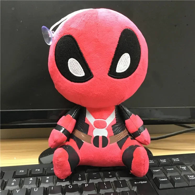 Kawaii Cute 20cm X-men Deadpool Movie Plush Puppet Figure Toys For Children Animal Doll Kawaii Companion For Kids Fans Gifts