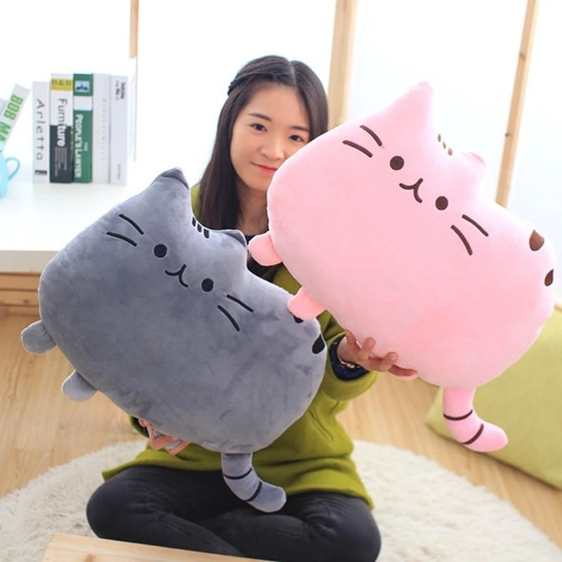 Kawaii Biscuit Cat Plush Pillow Kitten Cushion Soft Colorful Stuffed Toy Home Decoration Plush Doll Houseware Christmas Gifts