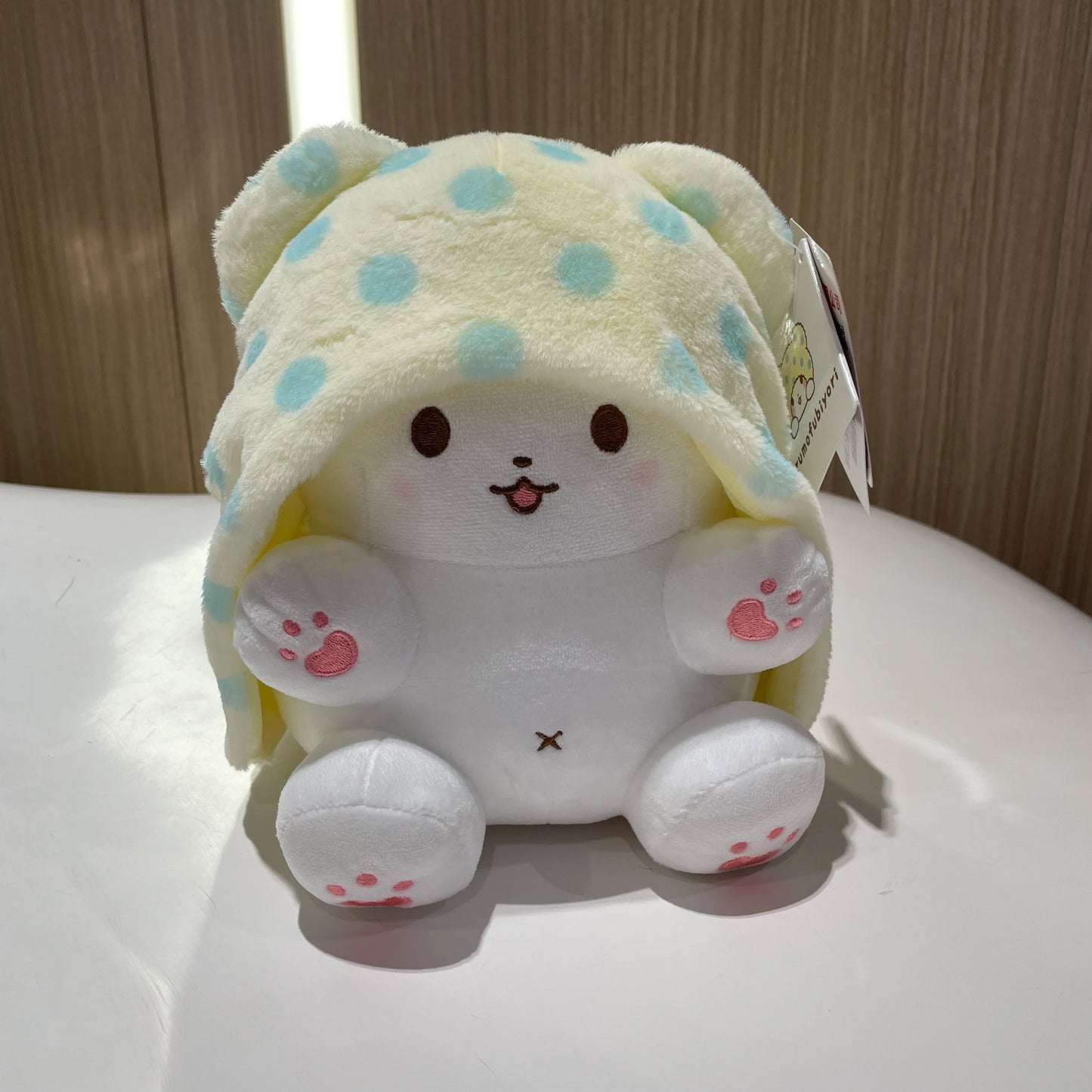 Genuine Sanrio Marumofubiyori Blanket Bear Hello Kitty Plush Doll Toys Melody Kuromi Stuffed Pillow Toys Plush Pendant Gifts