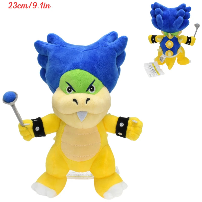 33 Styles Mario Bowser Soft Plush Toys Anime Lemmy Larry Iggy Wendy Ludwig Roy Morton Stuffed Peluche Dolls Birthdays Gift Kids