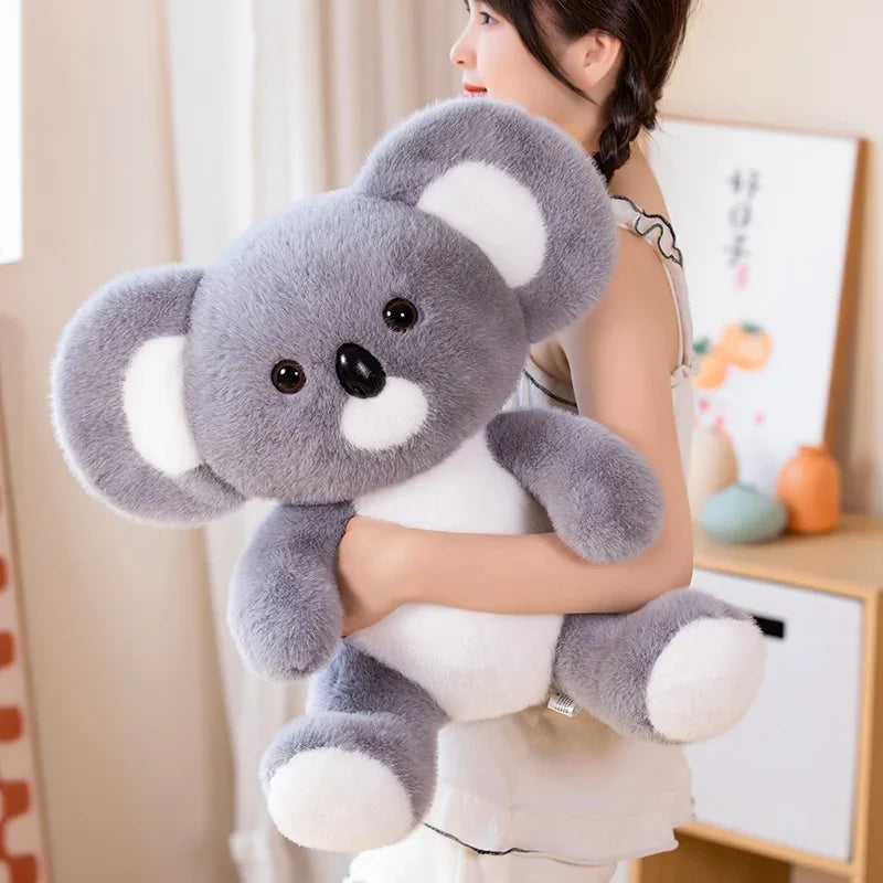 Adorable Australia Koala Plush Toy Stuffed Lifelike Animal Koala Doll Baby Kids Room Decor Pillow Christmas Birthday Gift