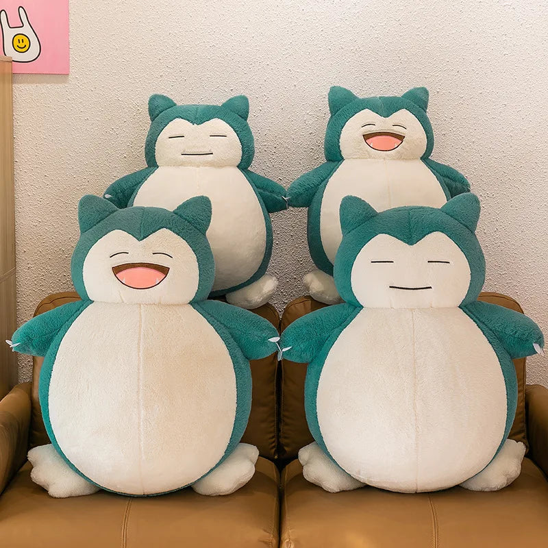 Big Size 60cm Pokemon Cute Snorlax Anime Plush Toys Pokémon Monster Plushies Soft Stuffed Animal Peluche  Gifts