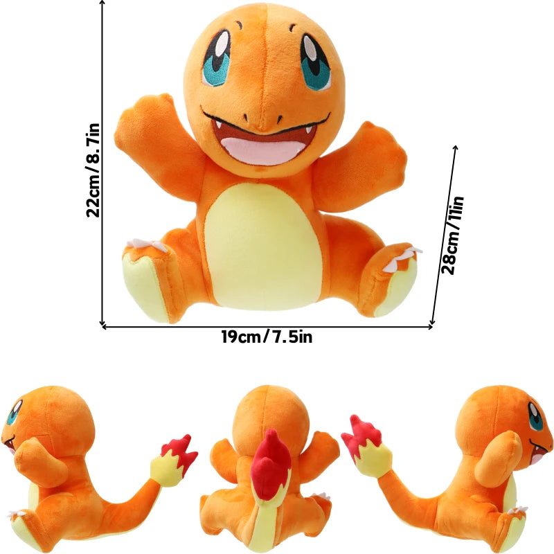 Charizard Wartortle Vulpix Mimikyu Soft Plush Toys Meowth Magikarp Mew Jolteon Peluche Dolls Festivals Gifts