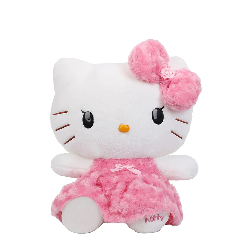 30/45cm Cute Hello Kitty Dolls Plushier Kitty Plush Toys Children Sleep Pillows Plush Cloth Dolls Birthday Decoration Gifts