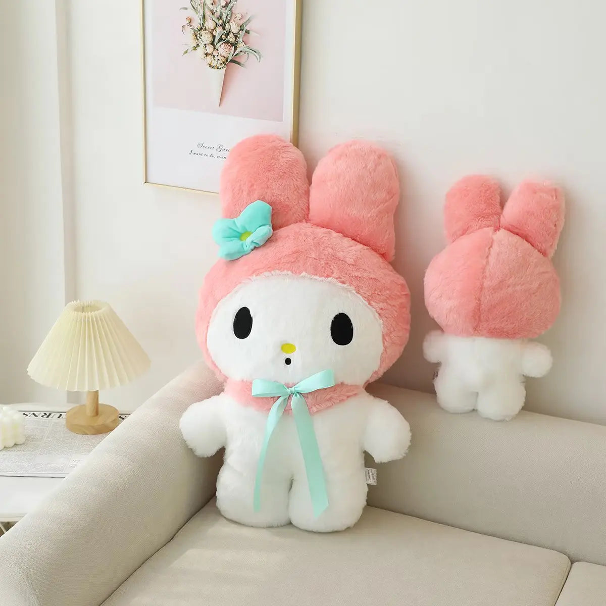 Oversized Sanrio My Melody Pillow Plush Stuffed Kawaii Big Size Sanrio Kuromi Doll Plush Toy Hello Kitty Plush Girls&kids Gift