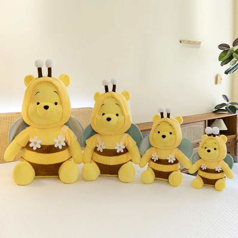 Bee Pooh Disney Plush Toys Stuffed Animals Cute Dolls Birthday Gift Thanksgiving Gift Party Favor Companion Doll