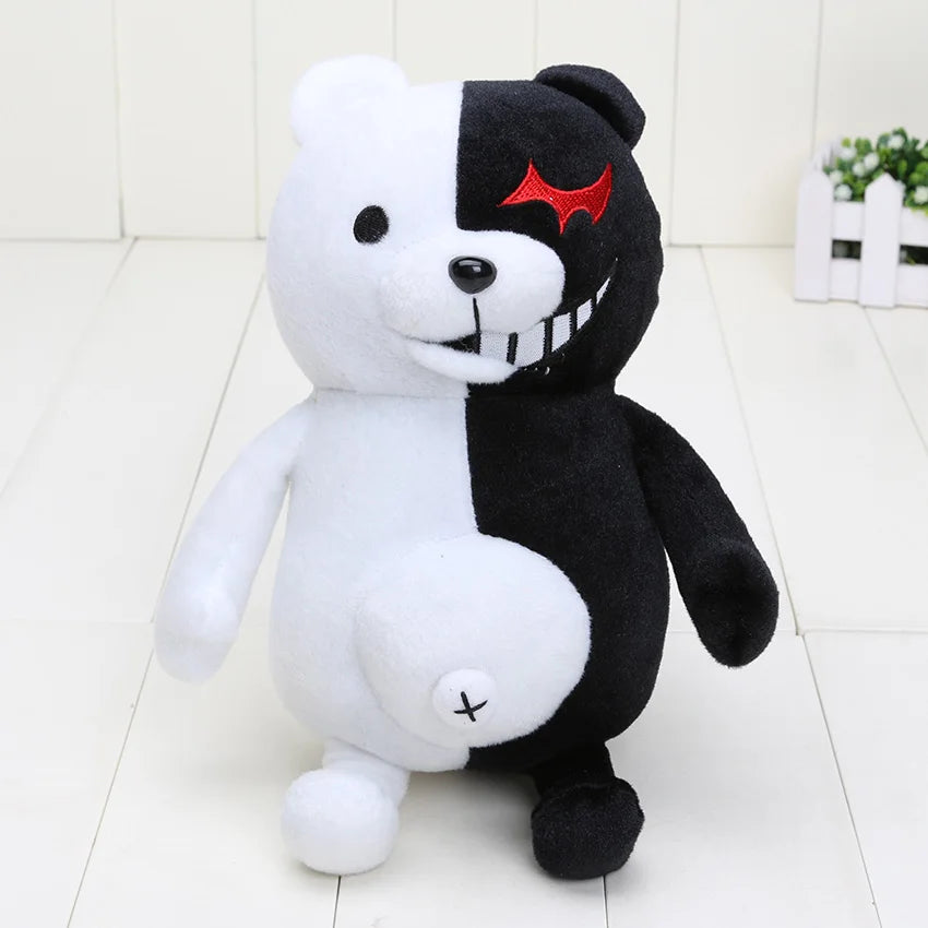 25/40cm Anime Dangan Ronpa Super Danganronpa 2 Monokuma Black&White Bear Plush Toy Bear Soft Stuffed Animal Dolls Toys