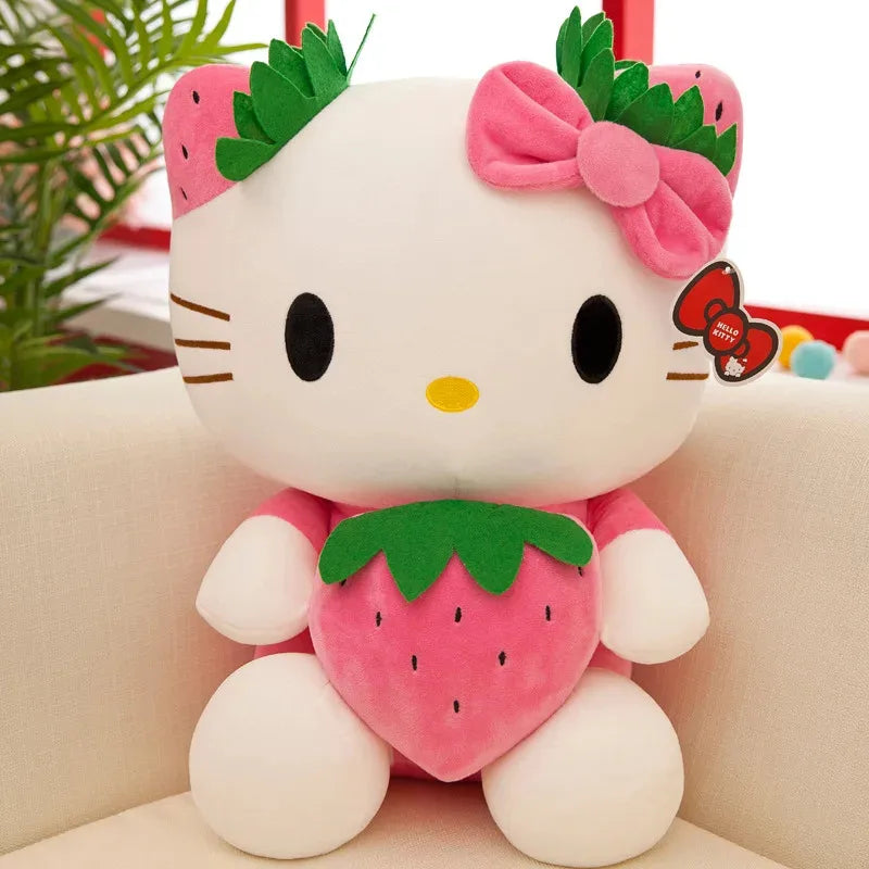 Sanrio 25Cm Anime Kuromid Toys Kawaii Mymelody Cinnamorol Plush Soft Stuffed Animals Doll Plushie Pillow Xmas Gift Decor