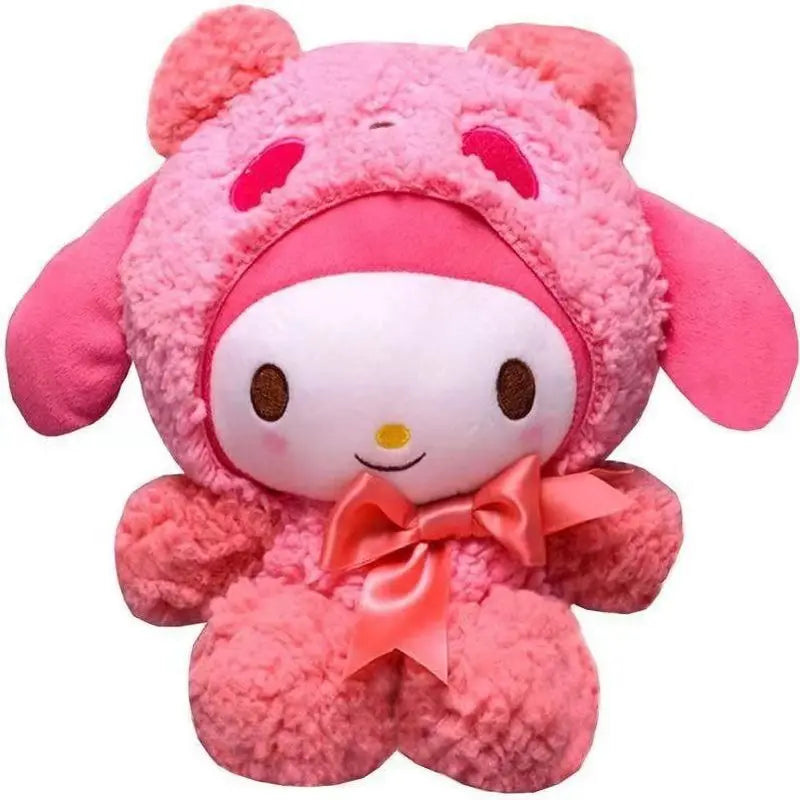 Sanrio Kuromi Melody Plush Doll Toy Accessories Cute And Fun Cinnamoroll Movie Accessories Birthday Gift Wholesale Girls Movies