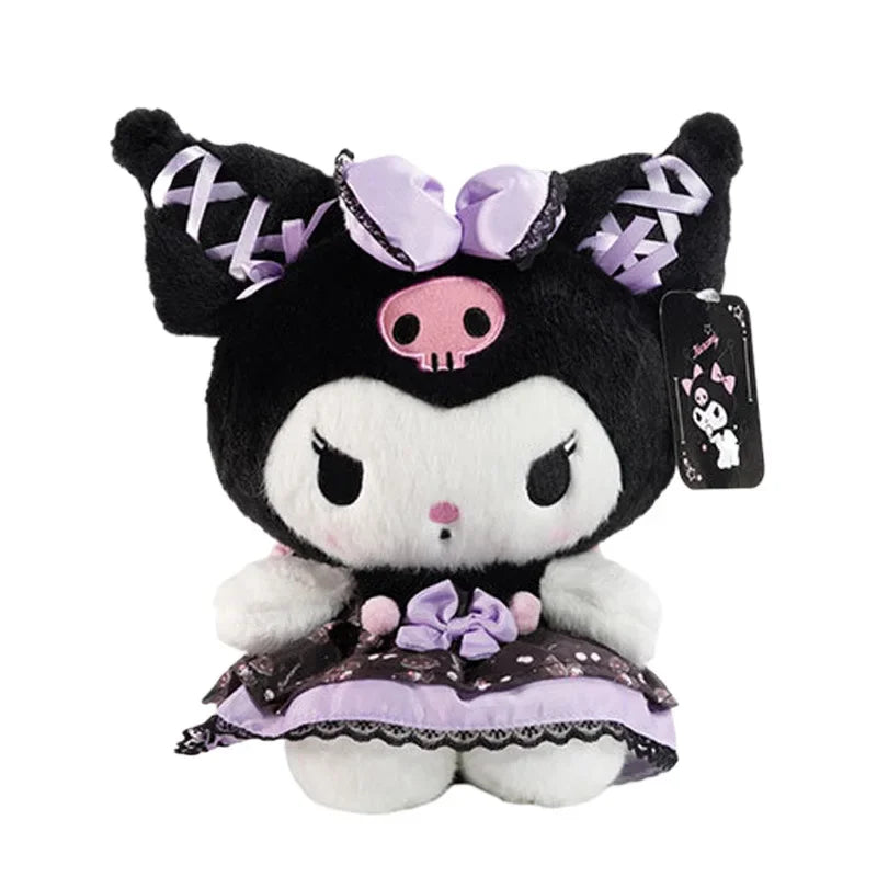 Genuine Sanrio Melody Doll Figure Toy Cartoon Banquet Series Kuromi Toy Melody Plush Toys Doll As A Birthday Gift For Girls