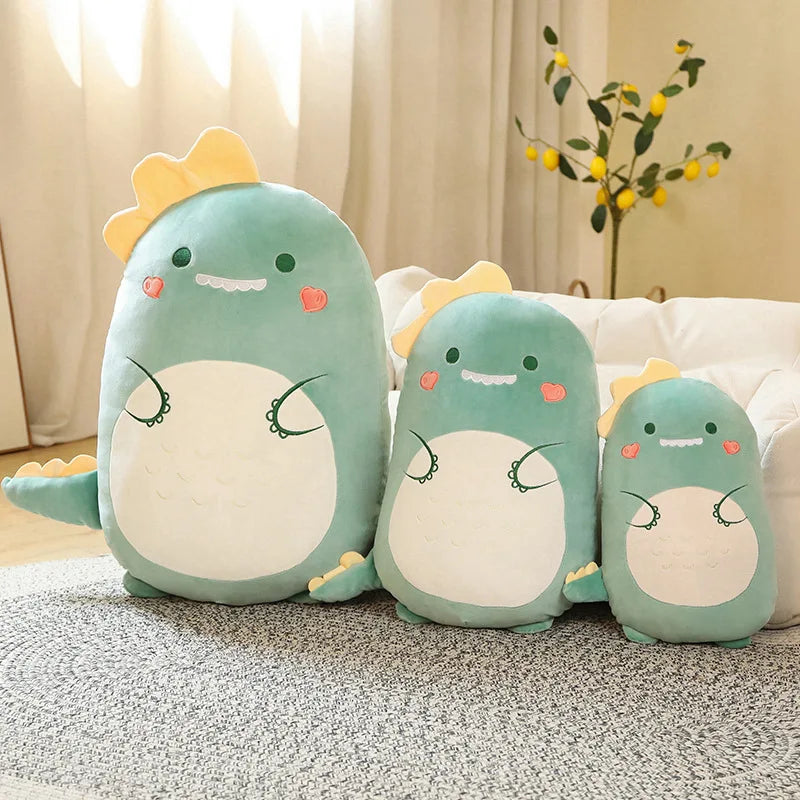 45/60CM Squishy Toy Kawaii Animal Fat Dinosaur Shiba Inu Dog Pillow Plush Toys Cute Rabbit Doll Girls Bed Sleeping Cushion