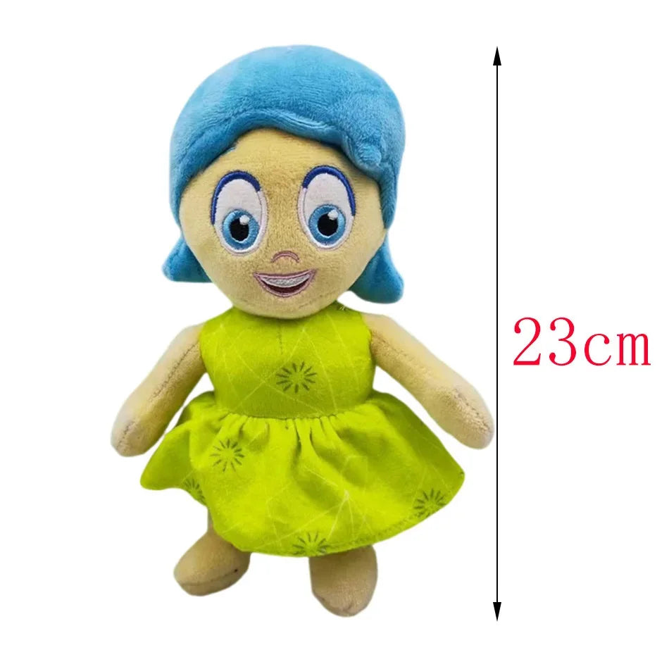 New Inside Out 2 Plush Anxiety Doll Cute Joy Fear Anger Disgust Sadness Riley Plushish Toys Collection Model Toy Birthday Gift