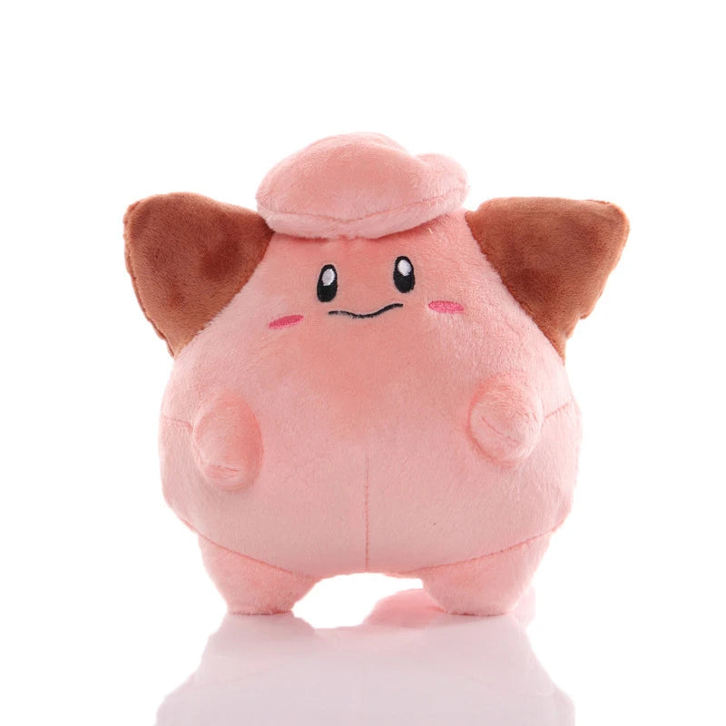 20cm Pokemon Stuffed Ball Toy Chikorita Pikachu Psyduck Mr. Mime Squirtle Wartortle Cyndaquil Plush Soft Doll Gifts for Children