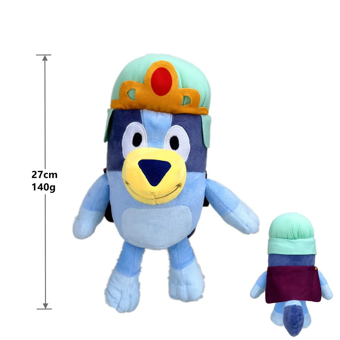 27cm Kawaii Anime Bluey Family Bingo Dog Music Figure Plush Toys Stuffed Animals Toy For Children Holiday Gifts