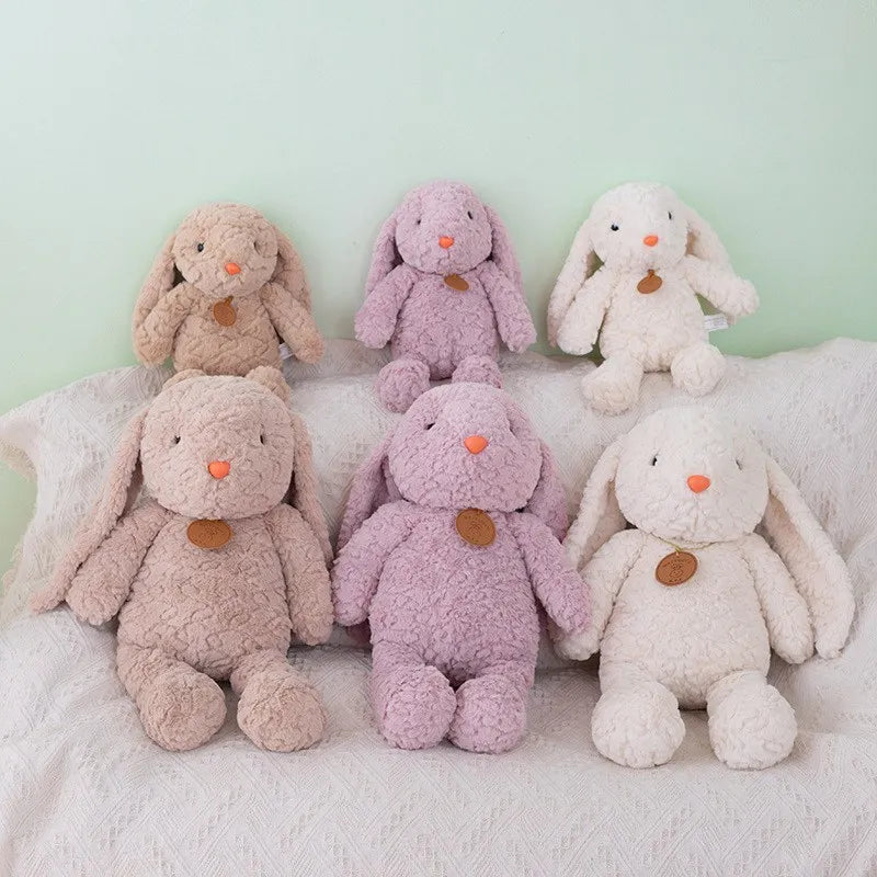 35cm/50cm New Stuffed Long Ear Rabbit Soft Plush Toys Sleeping Cute Bunny Cartoon Animal Dolls Children Baby Birthday Gift