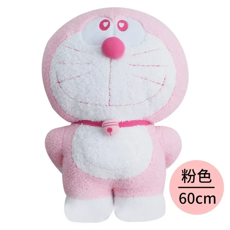 60cm Super Large Big Size Doraemon Cartoon Plush Toy Children's Doll Pillow Blue Fat Man  Plushies Friends Gift Stuffed Animal