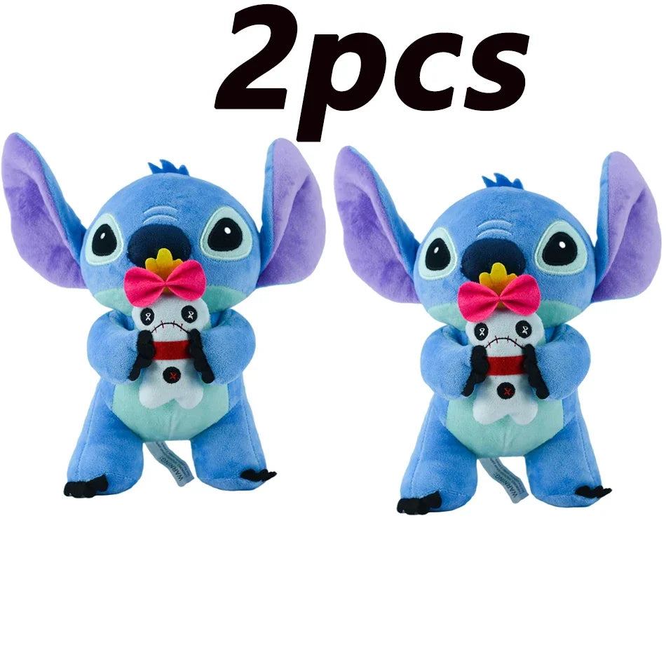 12cm 20cm 25cm Stitch Stuffed Plush Models Cartoon Stuffed Plush Dolls Anime Plush Baby Toys Kawaii Kids Birthday Gift