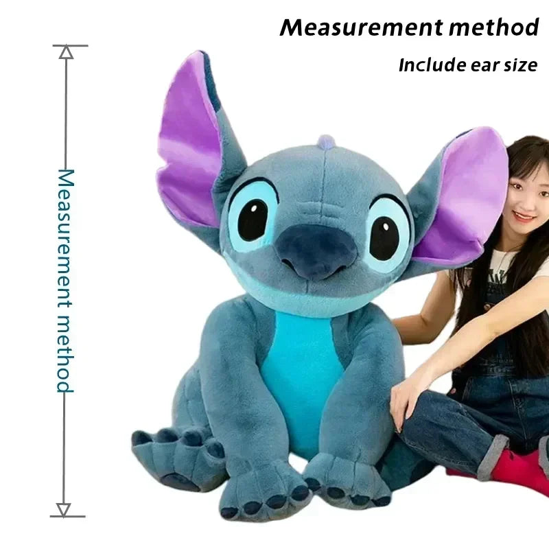 80cm Giant Size Disney Lilo&Stitch Plush Stuffed Dolls Cartoon Animal  Sleeping Pillow Softmaterial Toys Children Xmas Gifts