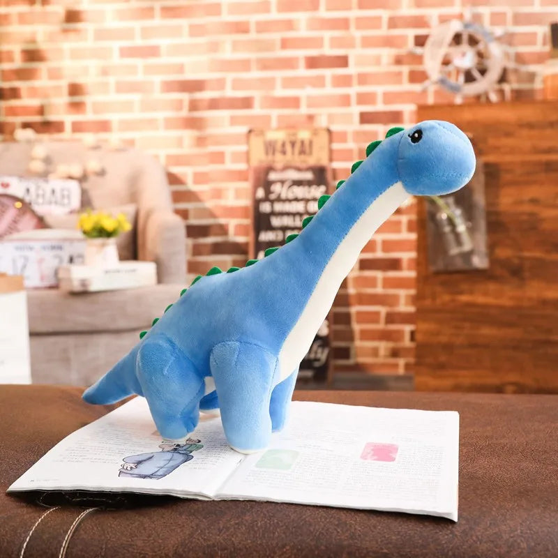 Cuddly Dinosaur Tanystropheus Stuffed Plush Toy 50/80cm Blue Green Pink Dino Doll Children Xmas Plushie Gift Birthday Brinqedos