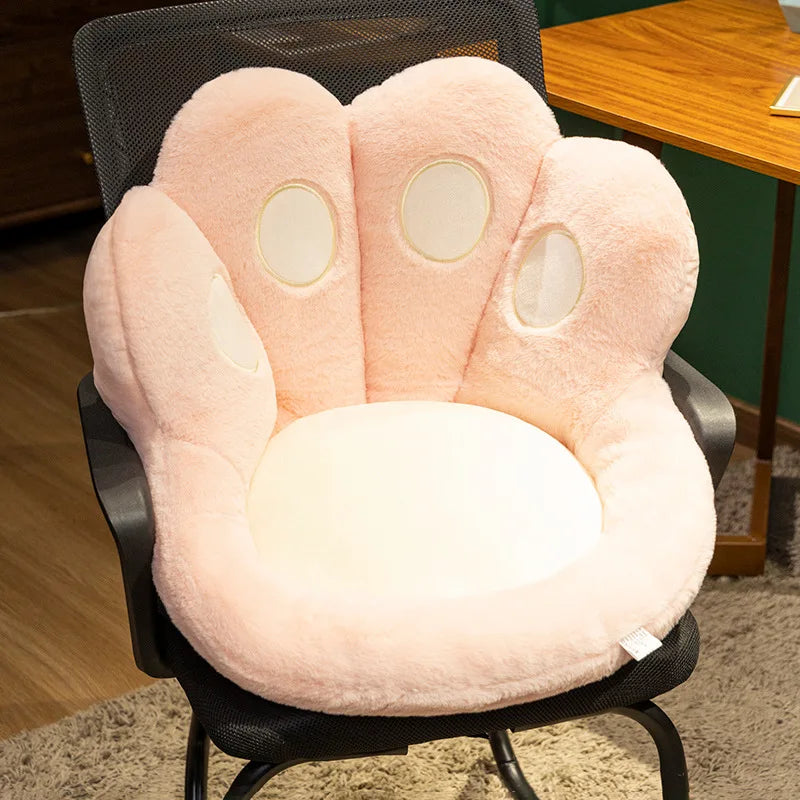 45/55cm Soft Paw Pillow Animal Seat Cushion Stuffed Plush Sofa Indoor Floor Home Chair Decor Winter Children Girls Gift