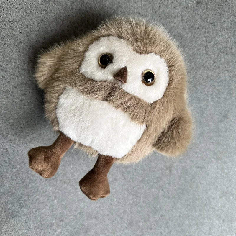 Cartoon Simulation Fluffy Owl Doll Cute Owl Bird Doll Plush Toy Boys And Girls Children Gift Home Decoration