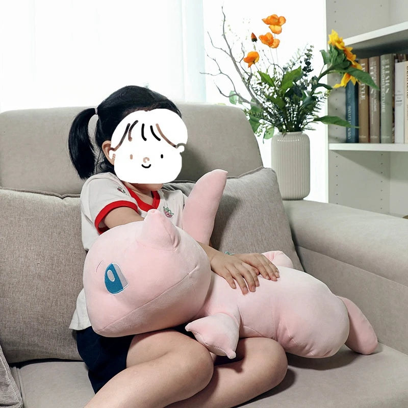 Big Size Very Soft Mew Plush Toy Huggable Stuffed Anime Plushies Pokemon Throw Pillow Back Cushion Sofa Bed Xmas Gifts