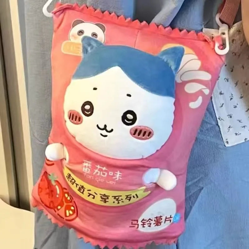 Kiikawa chiikawa doll Usaqi doll Little Eight plush toy potato chip bag Valentine's Day gift cute Hanging backpack wholesale