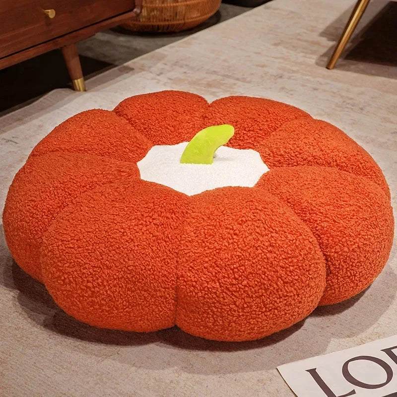 45-70cm Kawaii Ins Plush Plants Pillow Pumpkin Futon Super Soft Fruits Pumpkin Toys Kids  Stuffed Cushion Nice Gift