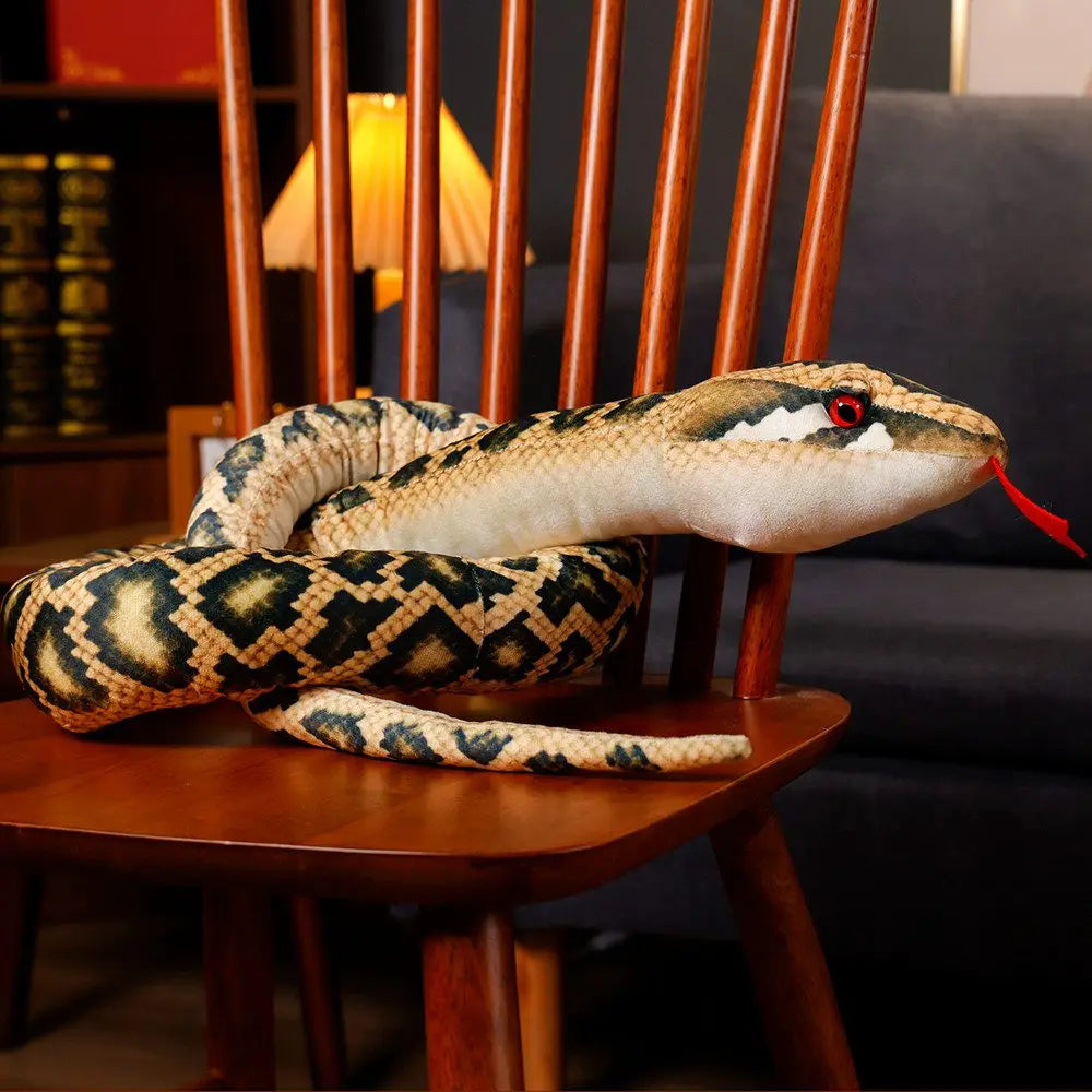 210cm Simulation Soft Plush Toys Giant Long Snake Animals Python Cloth Toy Stuffed Dolls Birthday Christmas Gifts