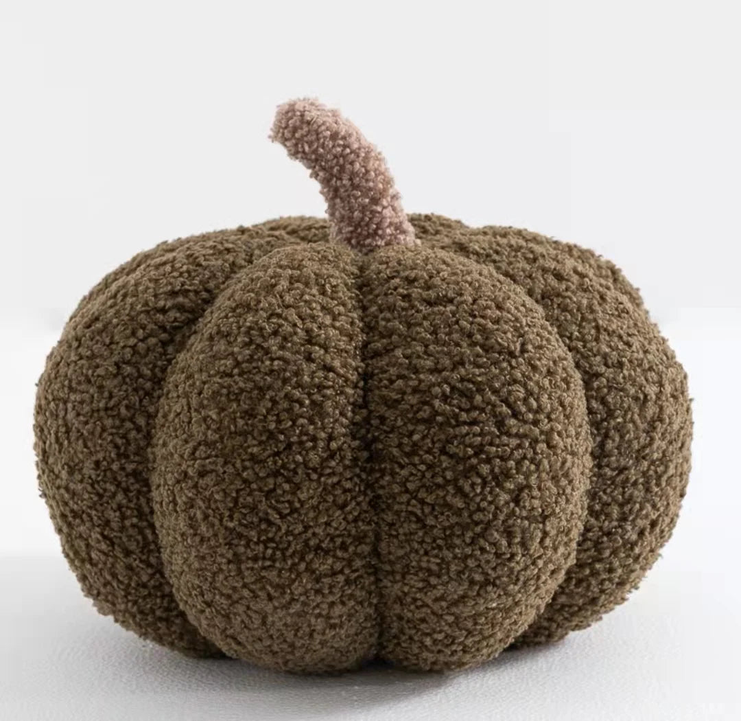 20cm Kawaii Nordic Halloween Pumpkin Plush Toy Plushie Soft Plant Stuffed Doll Holidays Props Decorative Throw Pillow for Kids