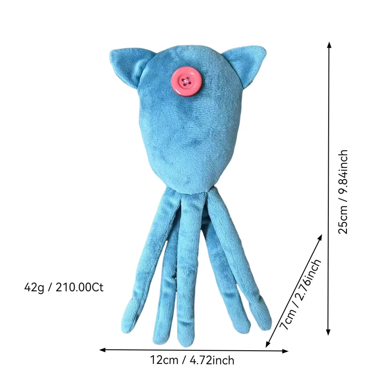 Coraline Squid Plush Stuffed Doll Toy Cartoon Figure Soft Pillow Cute Collection Dolls Kawaii Ornament Kids Toys Birthday