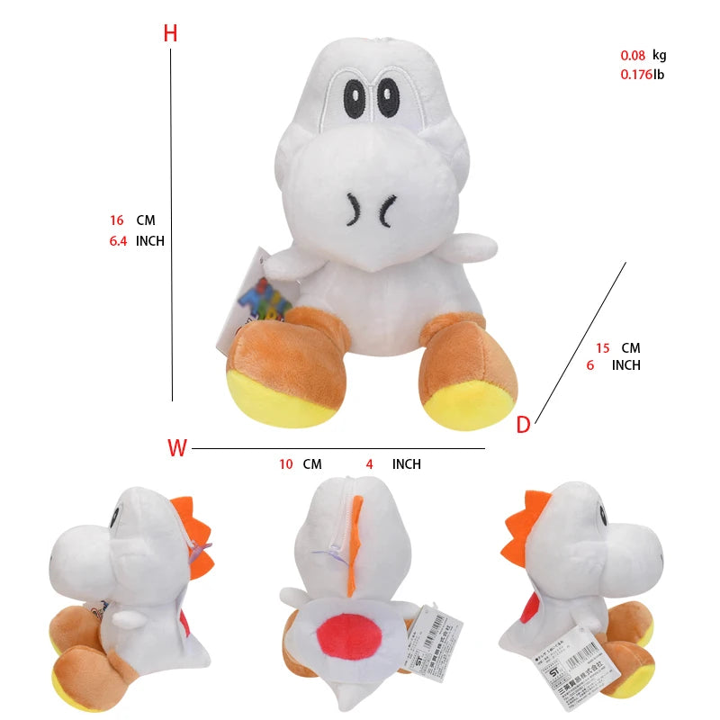 Super Mario Bros Plush Doll Mario Luigi Yoshi Peach Bowser JR Mushroom Peluche Dolls Koopa Troopa Backpack Anime Cartoon Plushie