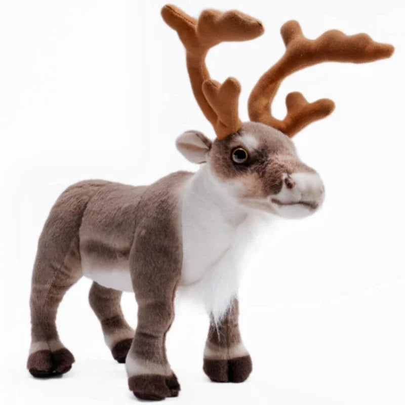 Lifelike Reindeer Plush Toy Christmas Deer Plush Doll SimulationElk Soft Toys Merry Christmas New Year Decoration Best Gifts