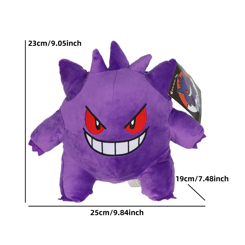 Gengar Plush Doll Soft Anime Stuffed Toy Hot Doll Gift for Kid Birthday Xmas Collection