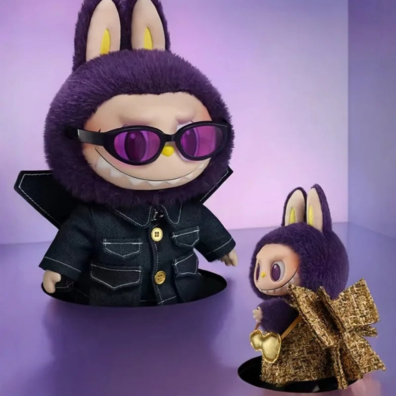 Labubu Vinyl Plush Toy Pronounce Milan Wings Limited Edition Purple Mysterious Box Toy Wholesale Collection A Birthday Present