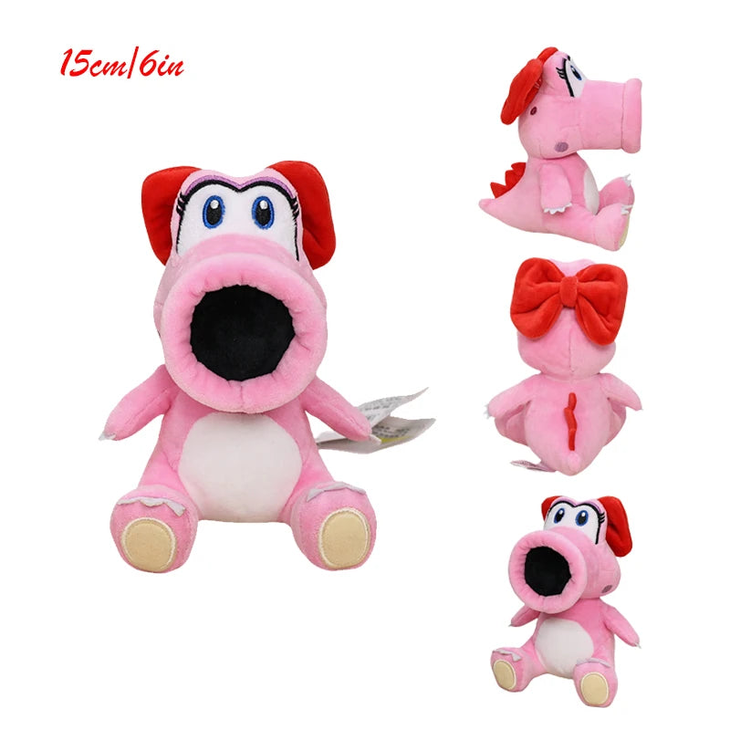 Mario Lemmy Larry Bomberman Goombella Plush Toy Princess Peach Daisy Shy Guy Yoshi Stuffed Dry Bone Toad Peluche Doll Gifts Kids