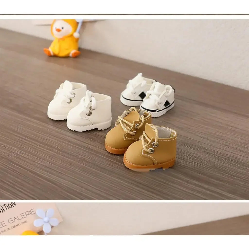 (Only shoes)for 17cm Labubu shoes outfit Dolls Shoes Boots Toys Casual Sports Shoes Dolls Accessories