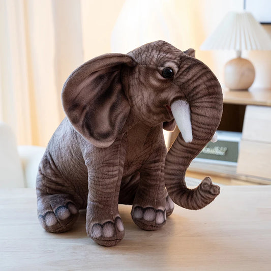 30/40CM Simulation Elephant Plush Toys Cute Baby Elephant Stuffed Peluche Doll Nice Home Decoration Gifts