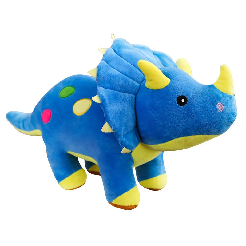 Creative Big Plush Soft Triceratops Stegosaurus Plush Toy Dinosaur Doll Stuffed Toy Kids Dinosaurs Toy Birthday Gifts