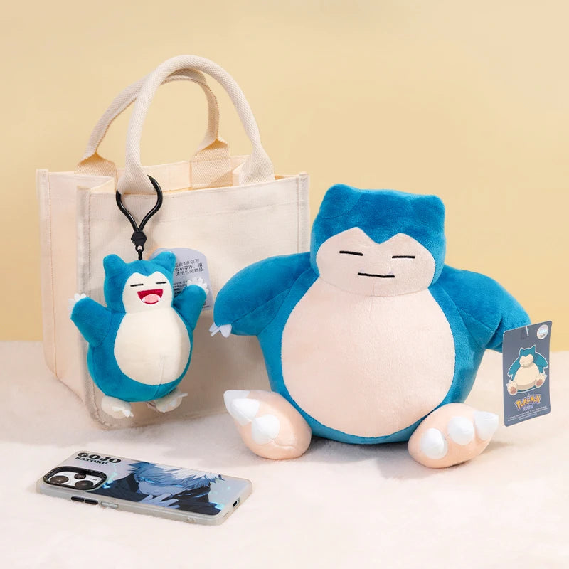 Pokemon Kawaii Snorlax Stuffed Toys Cartoon&Cute Plush Dolls Pendant Throw Pillow Birthday Gift For Kids Friends Boys Christmas