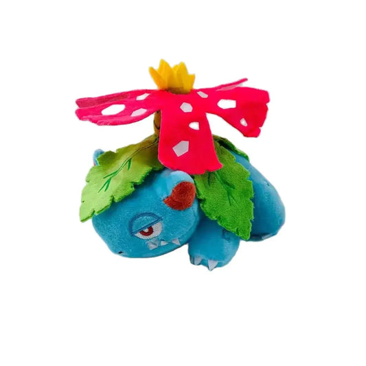 POKEMON 16cm Bulbasaur Flower Blossom Bulbasaur Bulbasaur Seed Evolution Edition Pokemon Plush Toy Children's Plush Doll Festiva