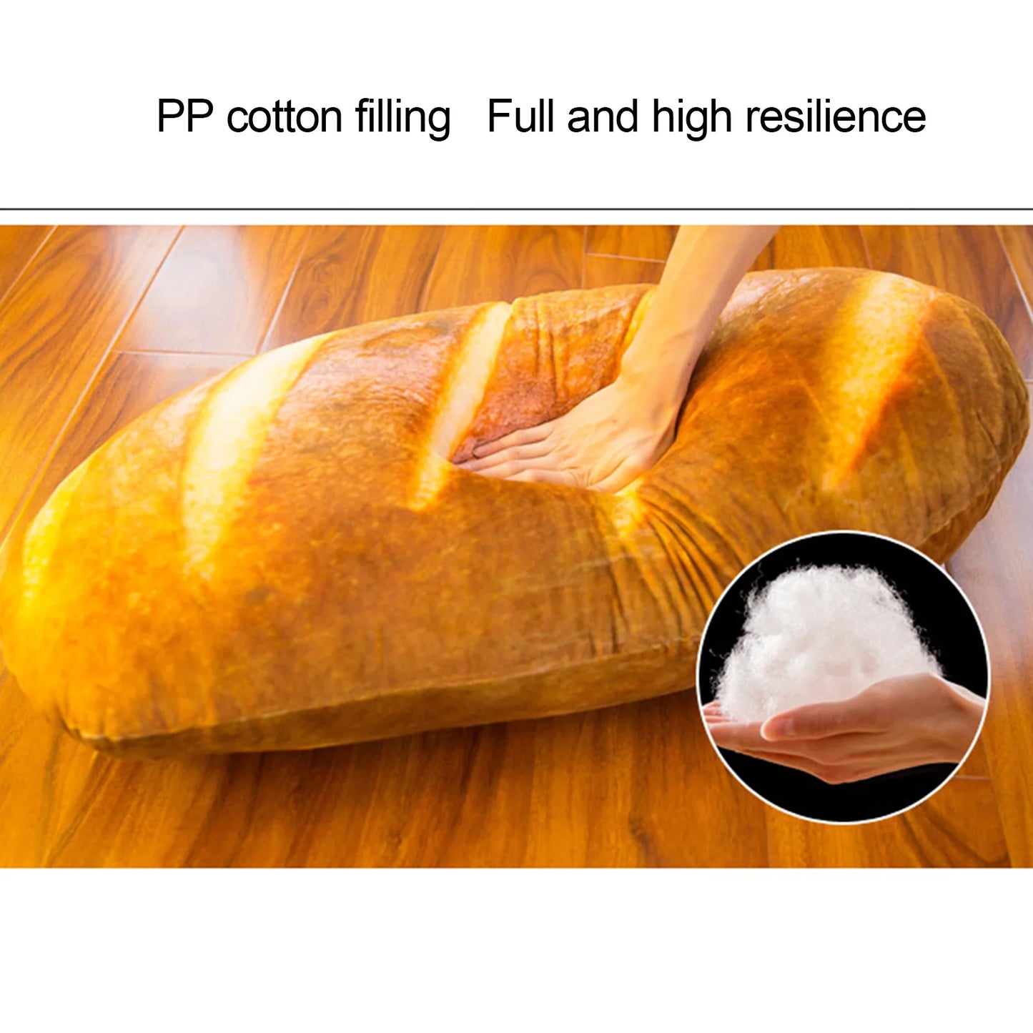 3D Plush Pillow Cushion Gift Soft Stuffed Backrest Toys Birthday Funny Simulated Snack Bread Shape For Children Home Decor Girl