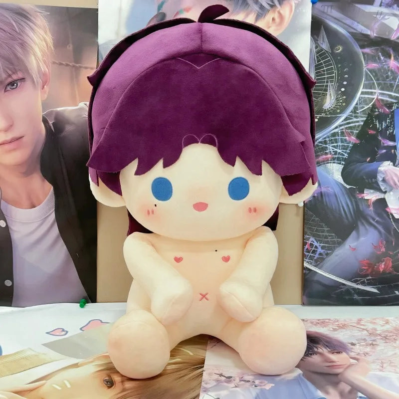 40cm Naked Zayne/Rafayel Plush Cotton Doll Cute Idol Stuffed Super Star Figure Doll Can Change Clothes Gift Love And Deepspace