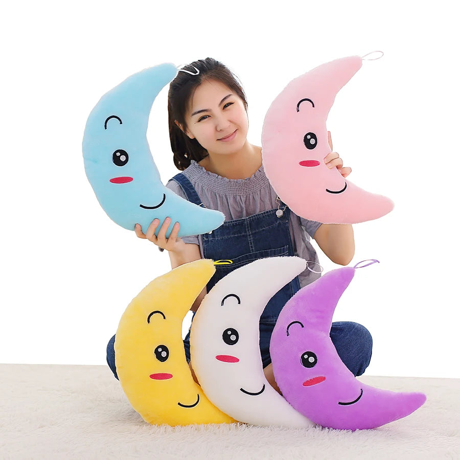 LED Premium Cute Moon Pillow Plush Toys